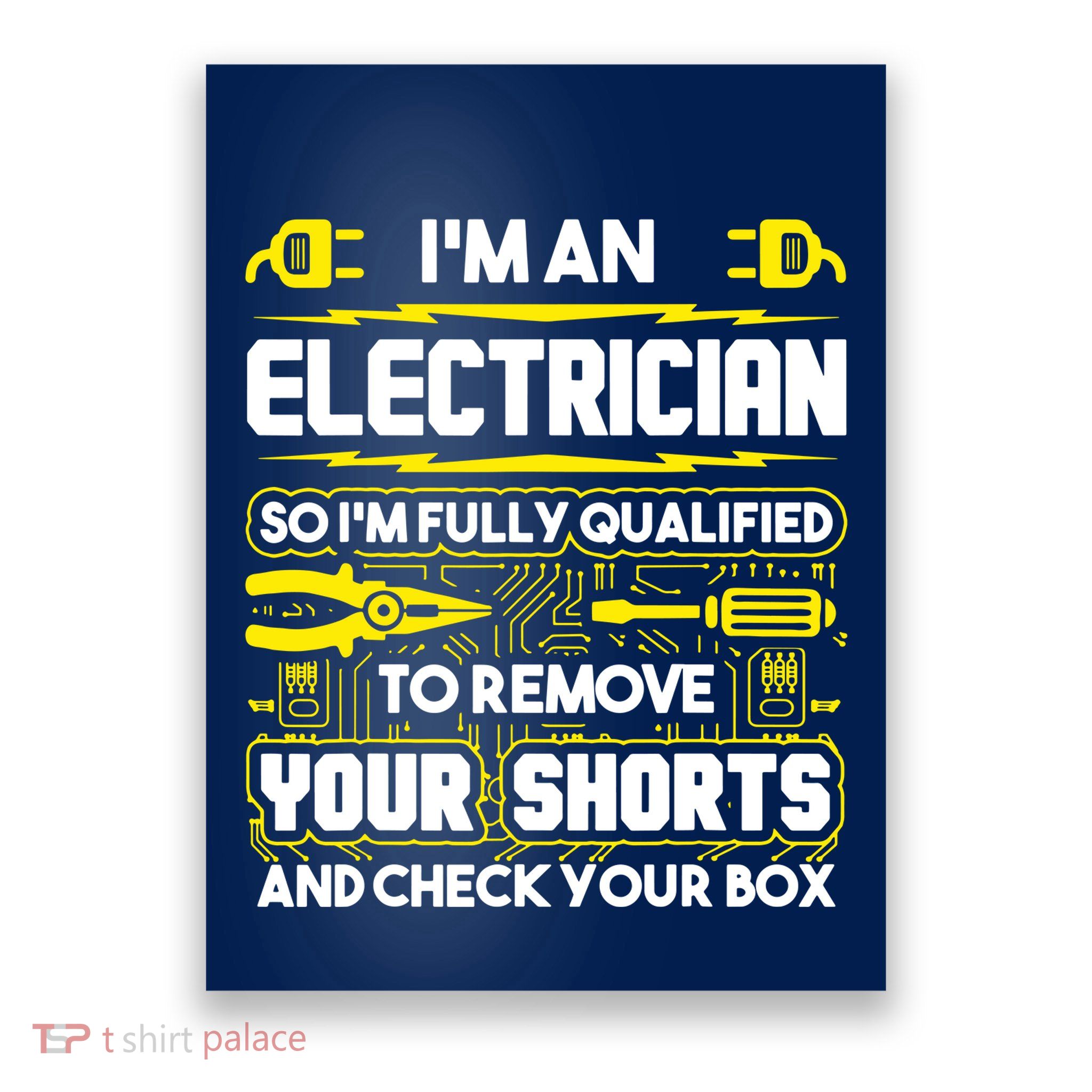 Im An Electrician Poster