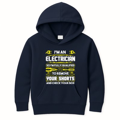 Im An Electrician Kids Hoodie