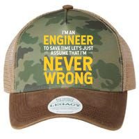 I'm An Engineer To Save Time Legacy Tie Dye Trucker Hat