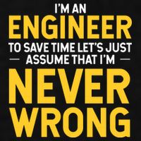 I'm An Engineer To Save Time Ladies PosiCharge Tri-Blend Wicking Tank