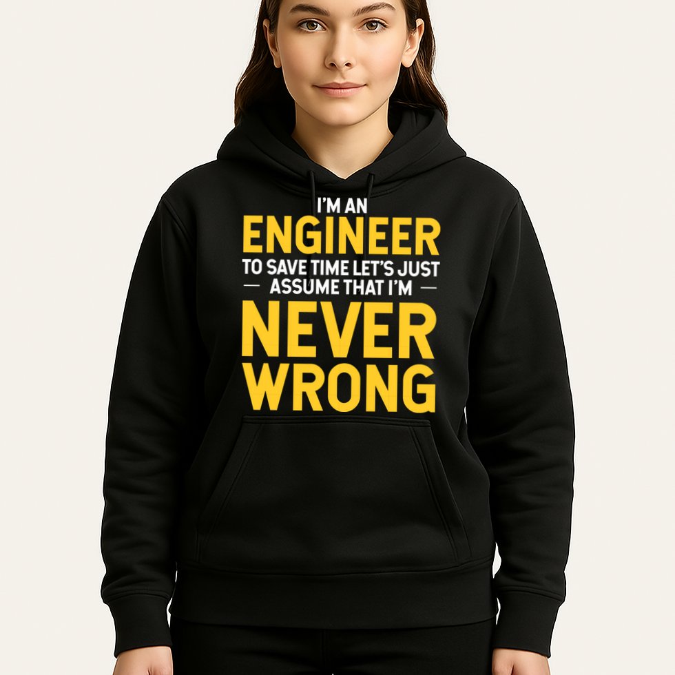 I'm An Engineer To Save Time Hoodie