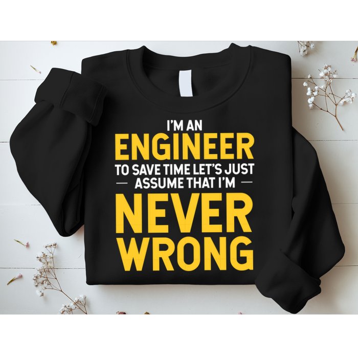 I'm An Engineer To Save Time Sweatshirt