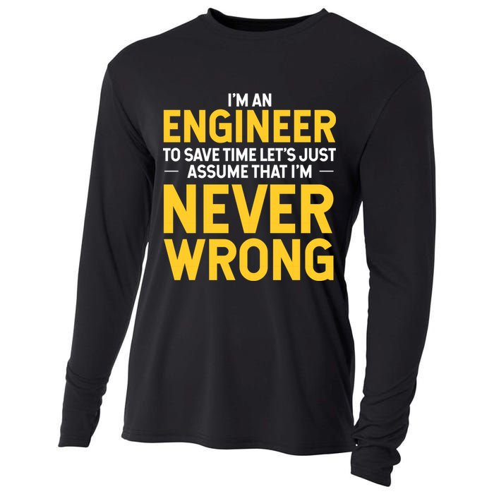 I'm An Engineer To Save Time Cooling Performance Long Sleeve Crew
