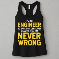 I'm An Engineer To Save Time Womens Tank Top