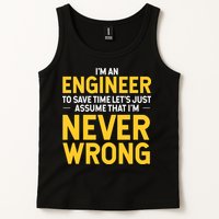 I'm An Engineer To Save Time Tank Top