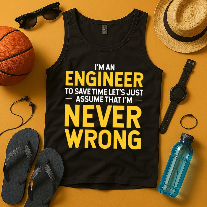 I'm An Engineer To Save Time Tank Top
