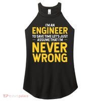 I'm An Engineer To Save Time Women's Perfect Tri Rocker Tank