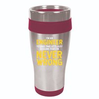 I'm An Engineer To Save Time 16oz Travel Tumbler