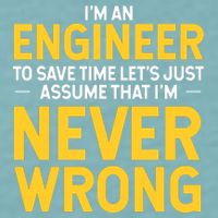 I'm An Engineer To Save Time Sueded Cloud Jersey T-Shirt