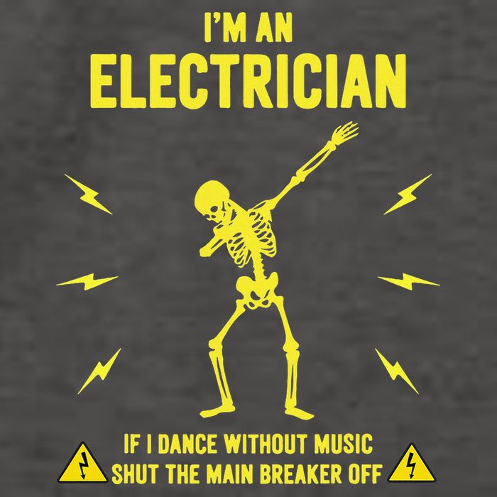 Im An Electrician If I Dance Without Music Funny Skeleton Gift Vector Backpack
