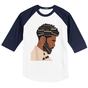 I Am Empowering Black Man Baseball Sleeve Shirt