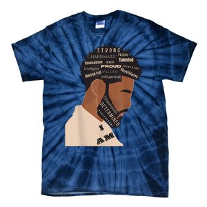 I Am Empowering Black Man Tie-Dye T-Shirt