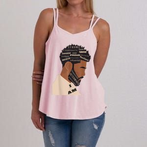 I Am Empowering Black Man Women's Strappy Tank