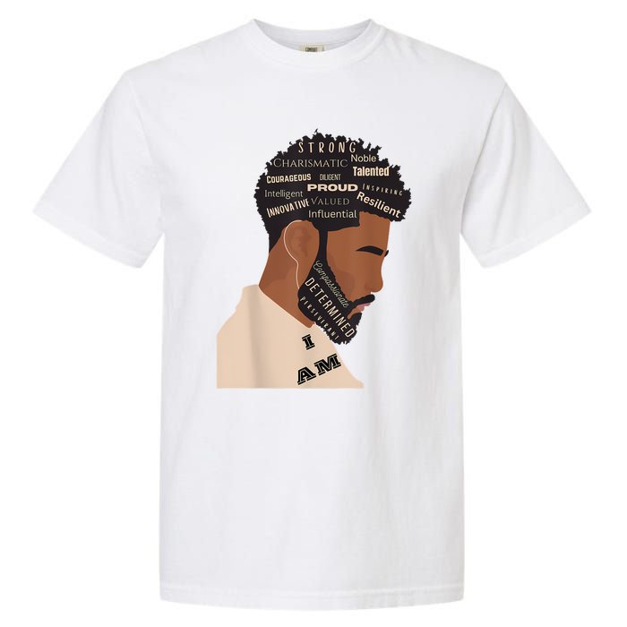 I Am Empowering Black Man Garment-Dyed Heavyweight T-Shirt