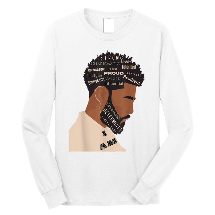 I Am Empowering Black Man Long Sleeve Shirt