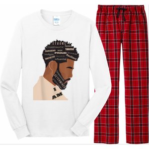 I Am Empowering Black Man Long Sleeve Pajama Set