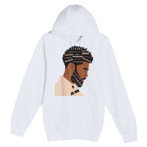 I Am Empowering Black Man Premium Pullover Hoodie