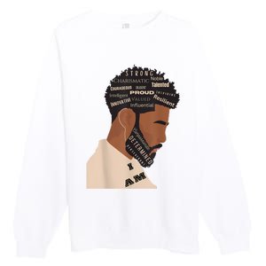 I Am Empowering Black Man Premium Crewneck Sweatshirt