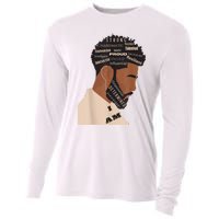 I Am Empowering Black Man Cooling Performance Long Sleeve Crew