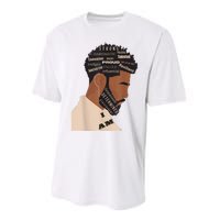 I Am Empowering Black Man Performance Sprint T-Shirt