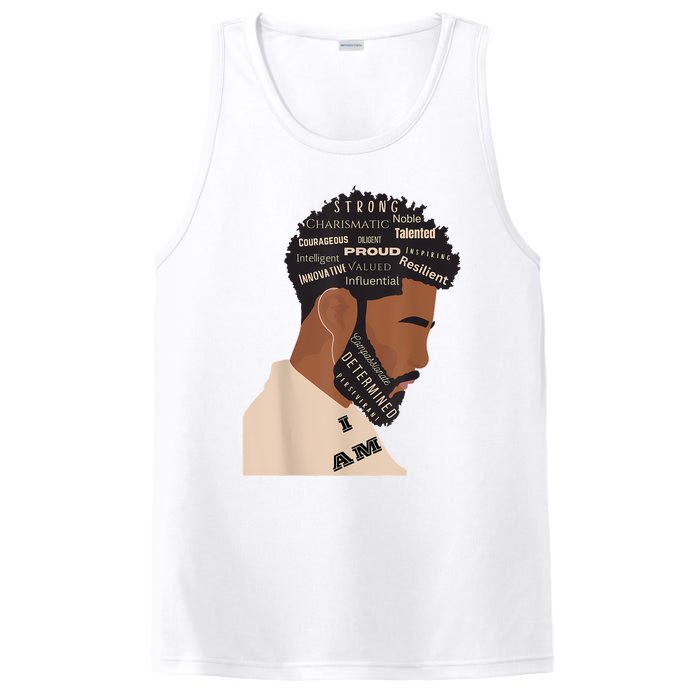 I Am Empowering Black Man PosiCharge Competitor Tank