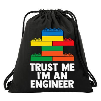 I´m An Engineer  Building Blocks Brick Toy Brick Builder Drawstring Bag