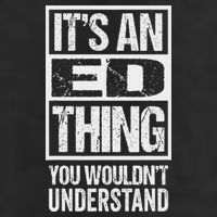 It's An Ed Thing You Wouldn't Understand First Name Knit Cap Winter Beanie