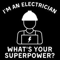 Im An Electrician Whats Your Superpower Drawstring Bag