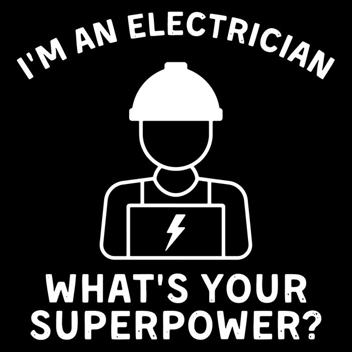 Im An Electrician Whats Your Superpower Drawstring Bag