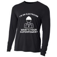 Im An Electrician Whats Your Superpower Cooling Performance Long Sleeve Crew