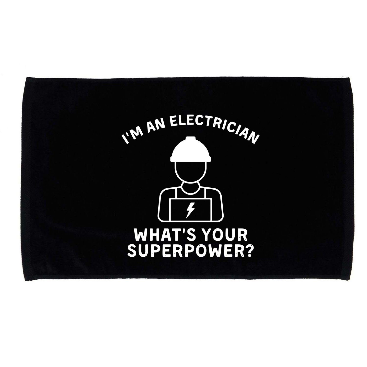 Im An Electrician Whats Your Superpower Microfiber Hand Towel