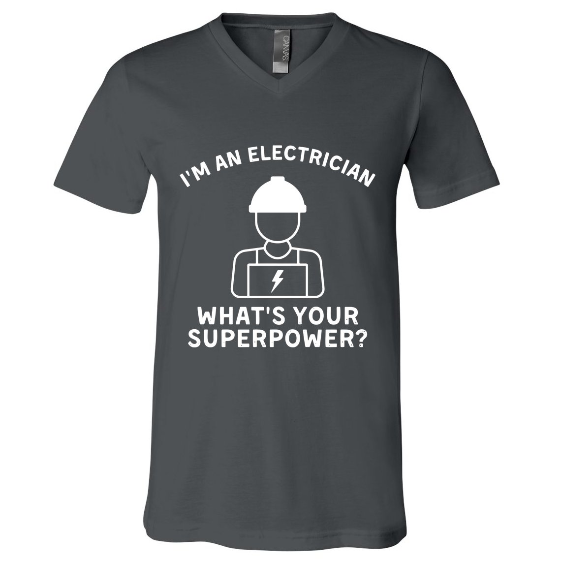 Im An Electrician Whats Your Superpower V-Neck T-Shirt