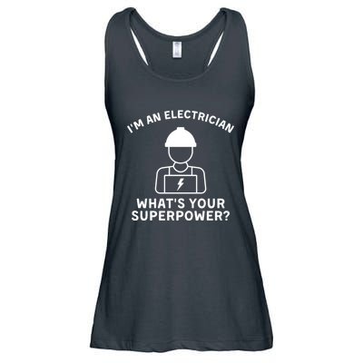 Im An Electrician Whats Your Superpower Ladies Essential Flowy Tank