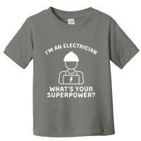 Im An Electrician Whats Your Superpower Toddler T-Shirt