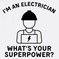 Im An Electrician Whats Your Superpower Garment-Dyed Sweatshirt