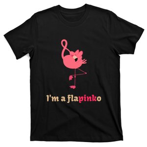 Im A Flapinko Pink Ribbon Breast Cancer Awareness Month October Gift T-Shirt