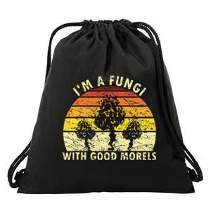 IM A Fungi Funny Mushroom Foraging Drawstring Bag