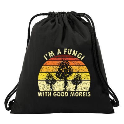 IM A Fungi Funny Mushroom Foraging Drawstring Bag