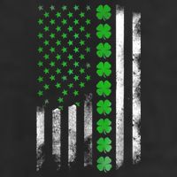 Irish American Flag Shamrock Clover Happy St Patrick's Day Cool Comfort Performance Bucket Hat
