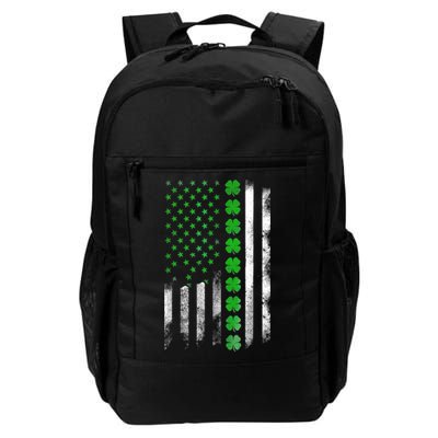 Irish American Flag Shamrock Clover Happy St Patrick's Day Backpack