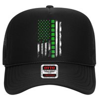 Irish American Flag Shamrock Clover Happy St Patrick's Day Hat