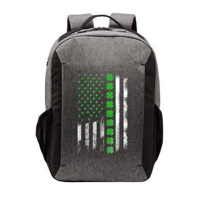 Irish American Flag Shamrock Clover Happy St Patrick's Day Vector Backpack