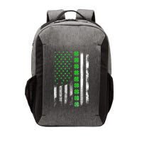 Irish American Flag Shamrock Clover Happy St Patrick's Day Vector Backpack