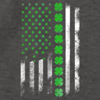 Irish American Flag Shamrock Clover Happy St Patrick's Day Vector Backpack