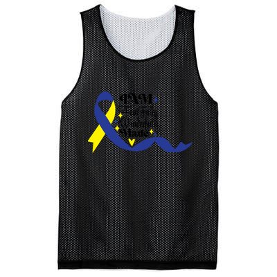 I Am Fearfully Wonderfully Made For Down Syndrome Awareness Gift Mesh Reversible Basketball Jersey Tank