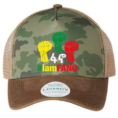 I Am Fano Fist Legacy Tie Dye Trucker Hat