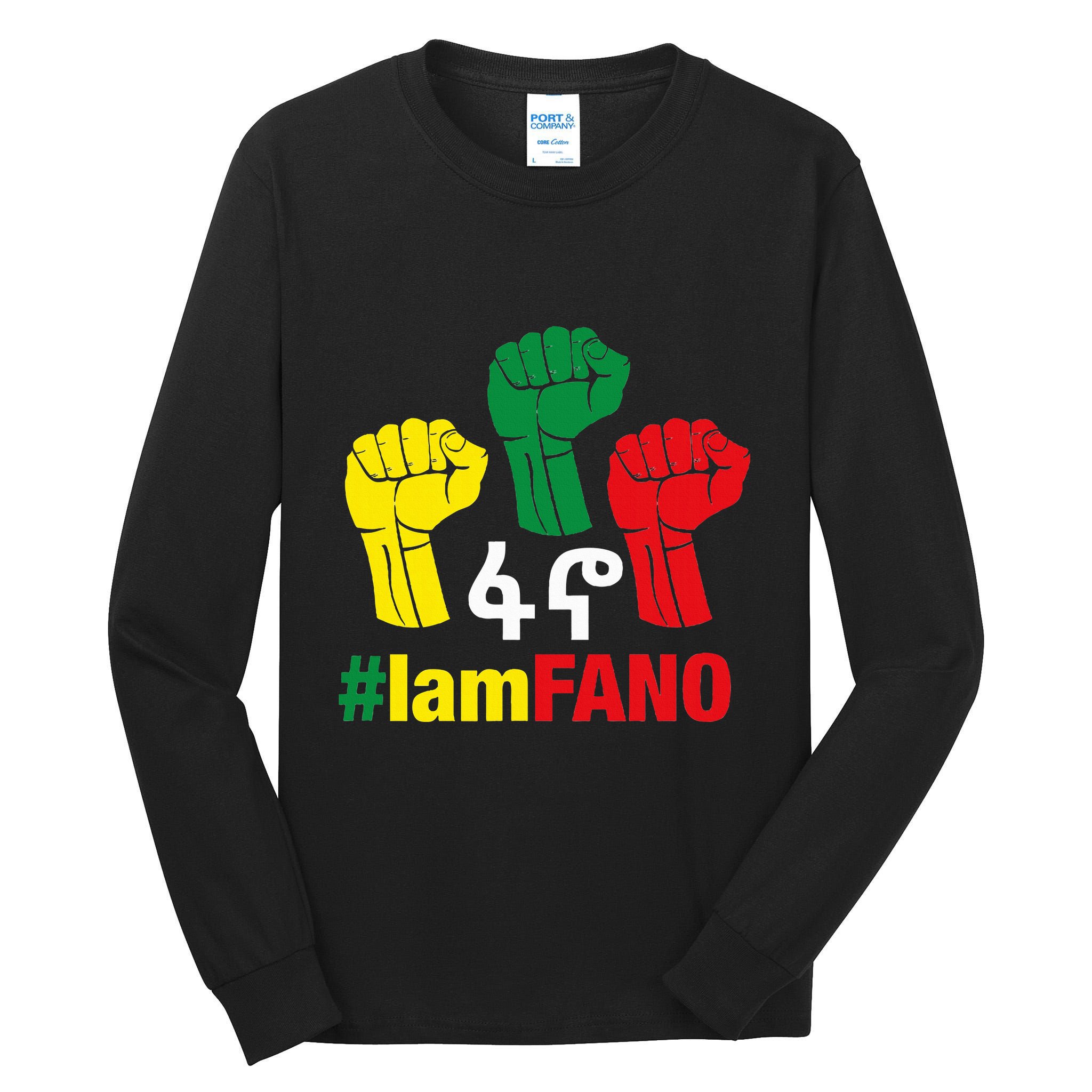 I Am Fano Fist Tall Long Sleeve T-Shirt