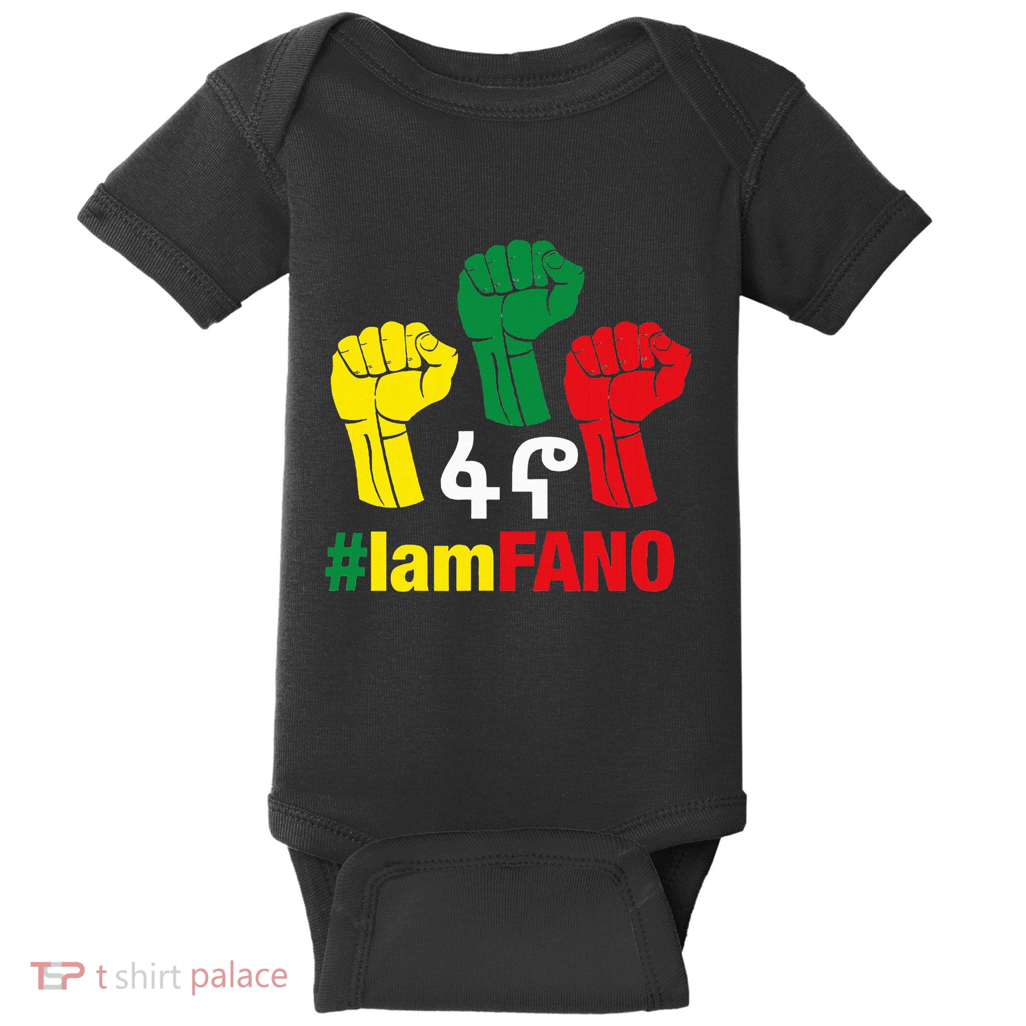 I Am Fano Fist Baby Bodysuit