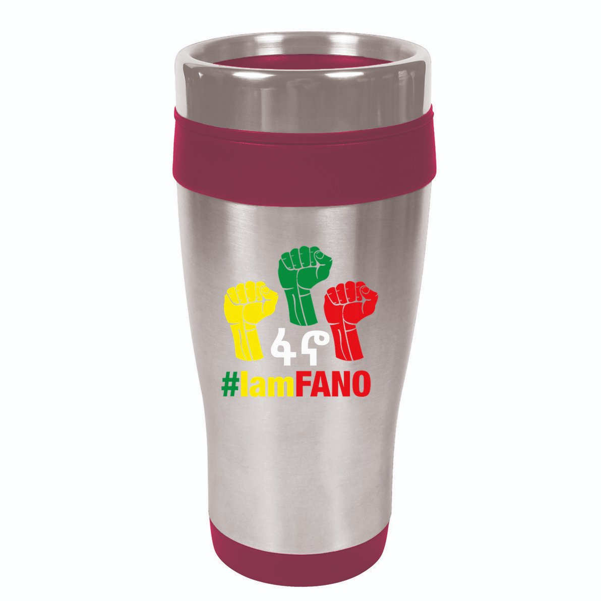 I Am Fano Fist 16oz Travel Tumbler