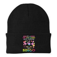 It's All Fun and Games Until Someone Yells Bingo Flamingo Beanie